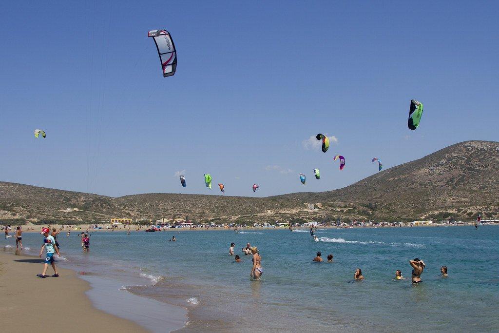 수상 스포츠 활동 지점 (해변가)