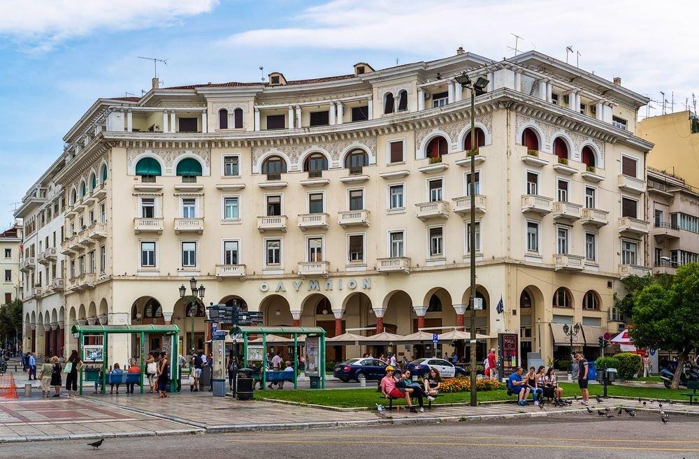 테살로니키 국제 영화제 기간 중 아리스토텔레스 광장 모습