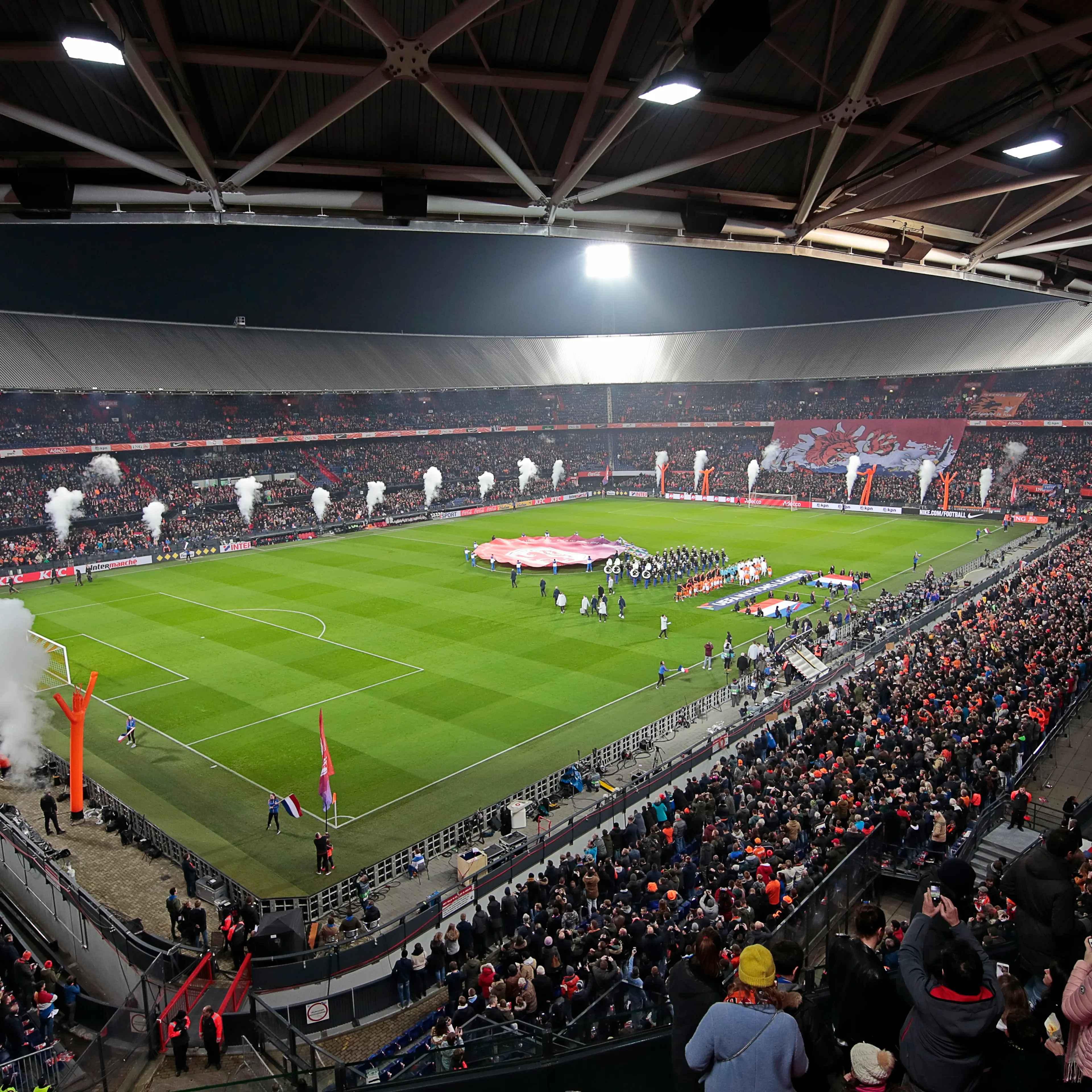 페예노르트 홈 경기 모습