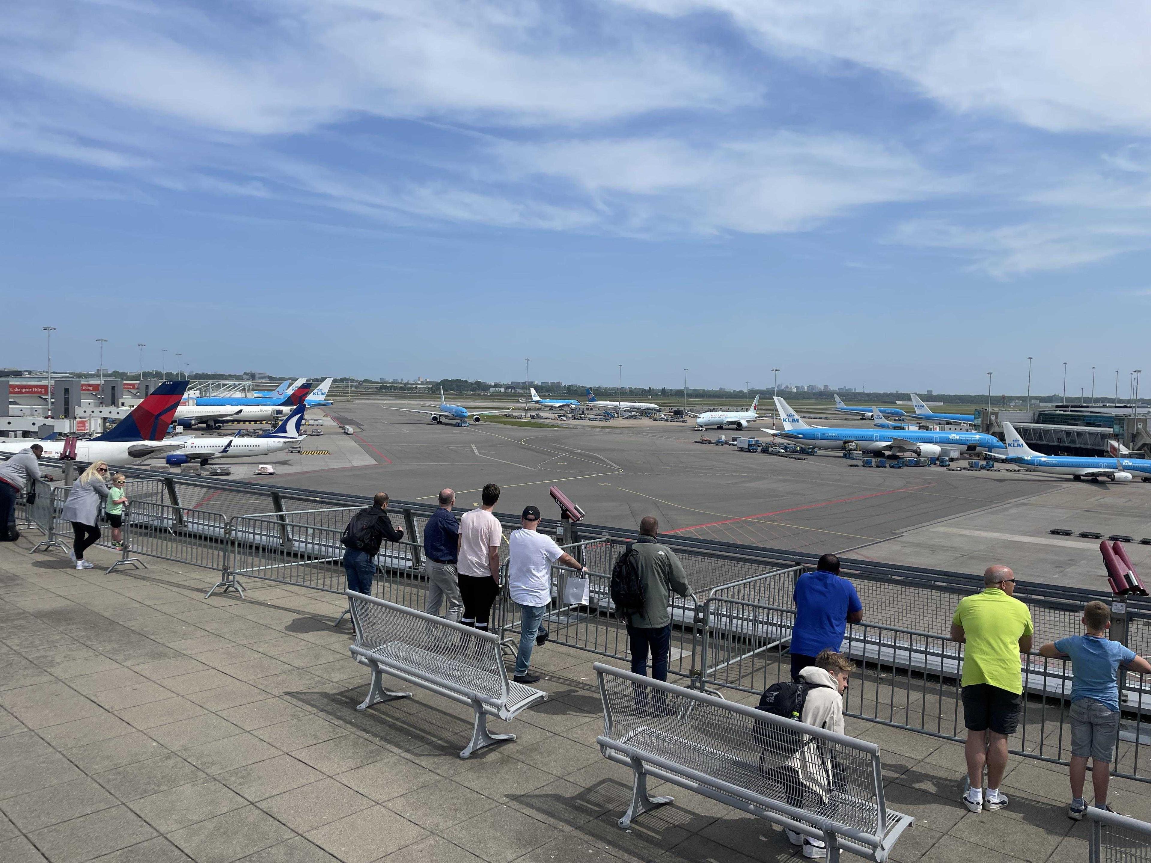 공항 전경 조망 지점