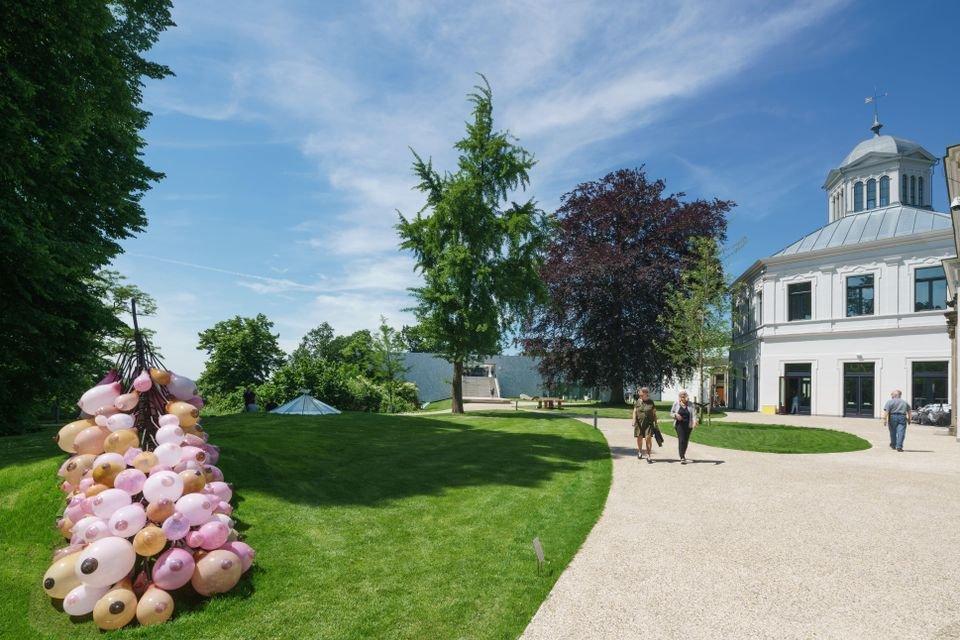 조각 정원에서 바라보는 라인강 전경