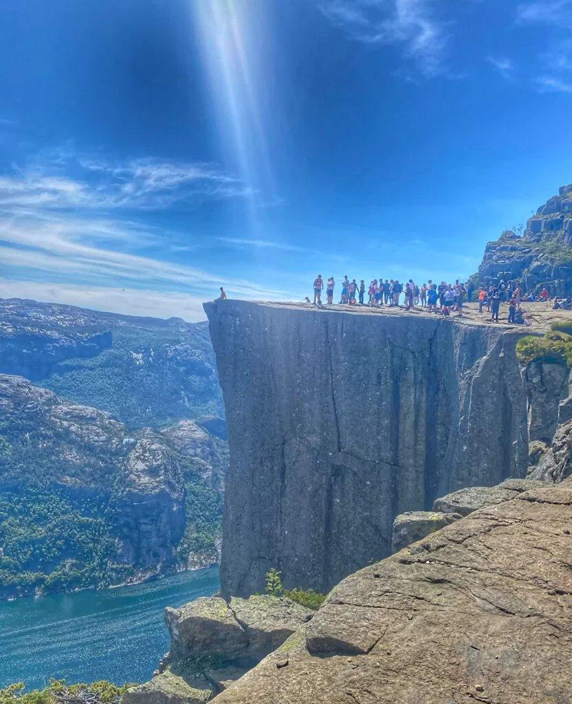 프레이케스톨렌 절벽 가장자리