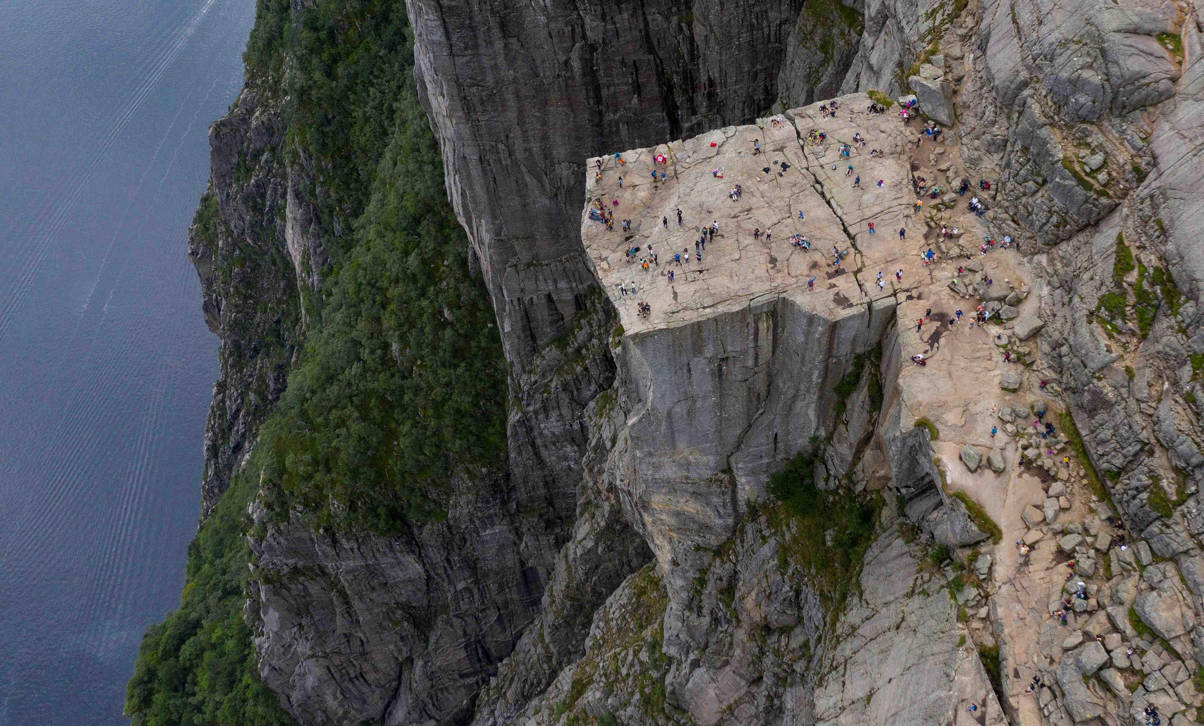 프레이케스톨렌 위쪽 조망 지점 (상부 트레일)