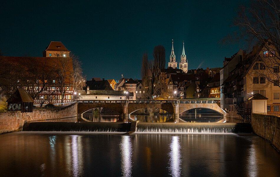 막스 다리(Maxbrücke) 위