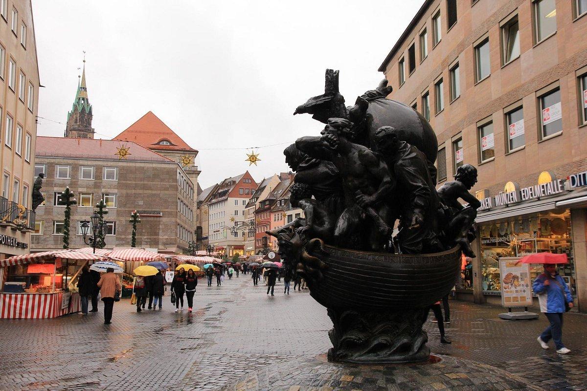 분수 정면 광각 촬영