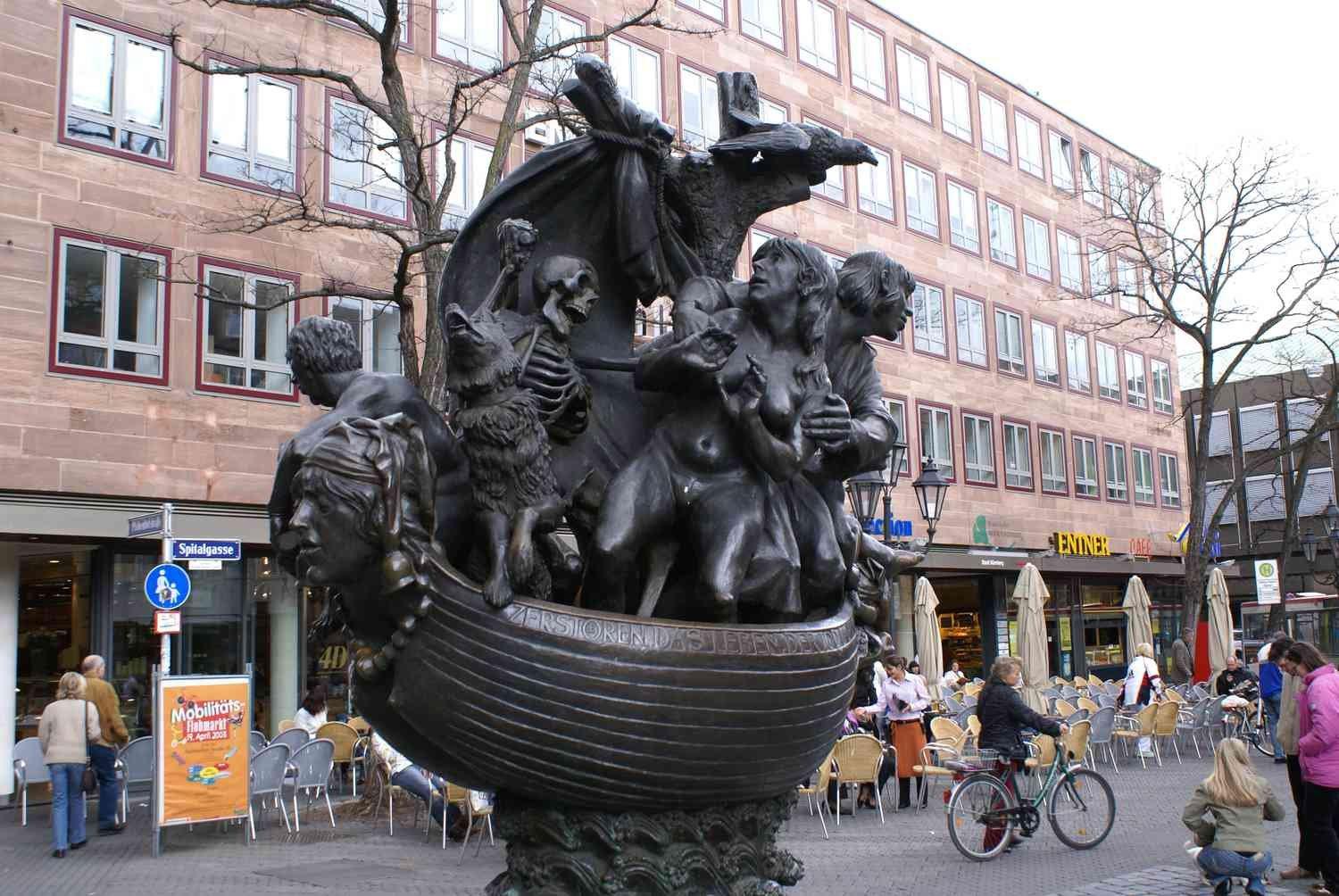 측면 배경의 거리 풍경