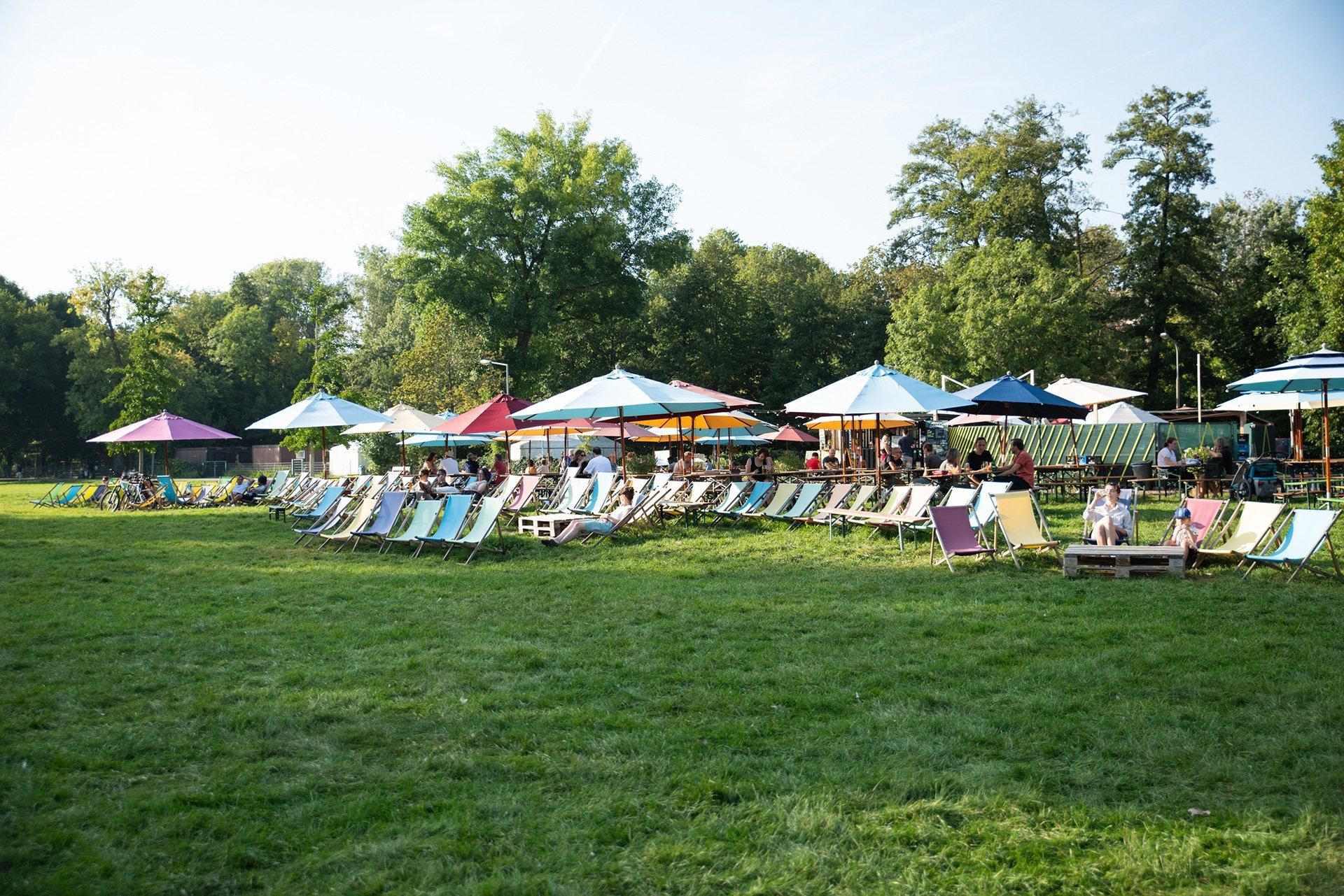 비스 비어가르텐 풍경