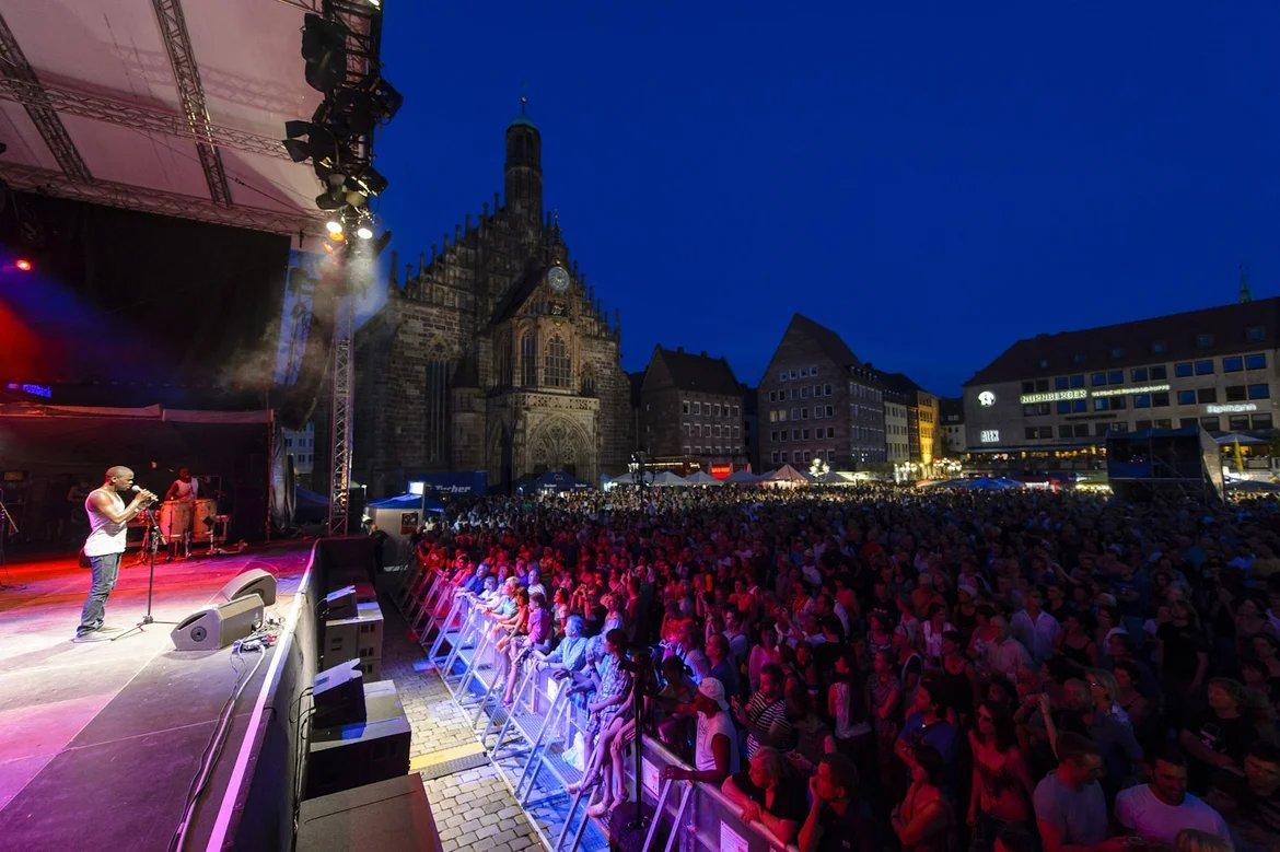 뉘른베르크 신년 맞이 달리기 대회 장면