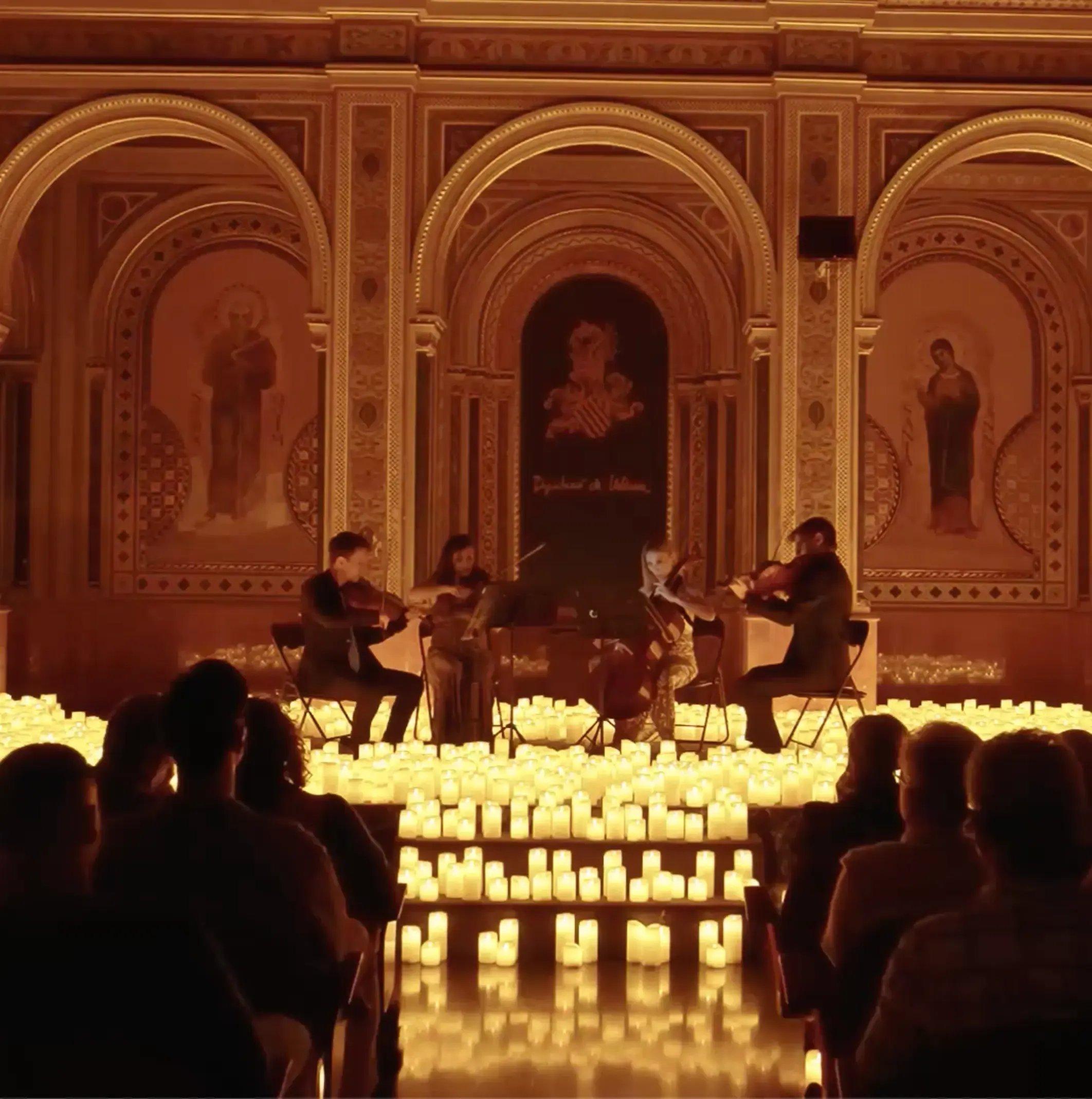 캔들라이트 콘서트 현장