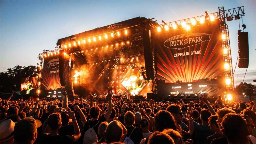 록 임 파크 페스티벌 현장