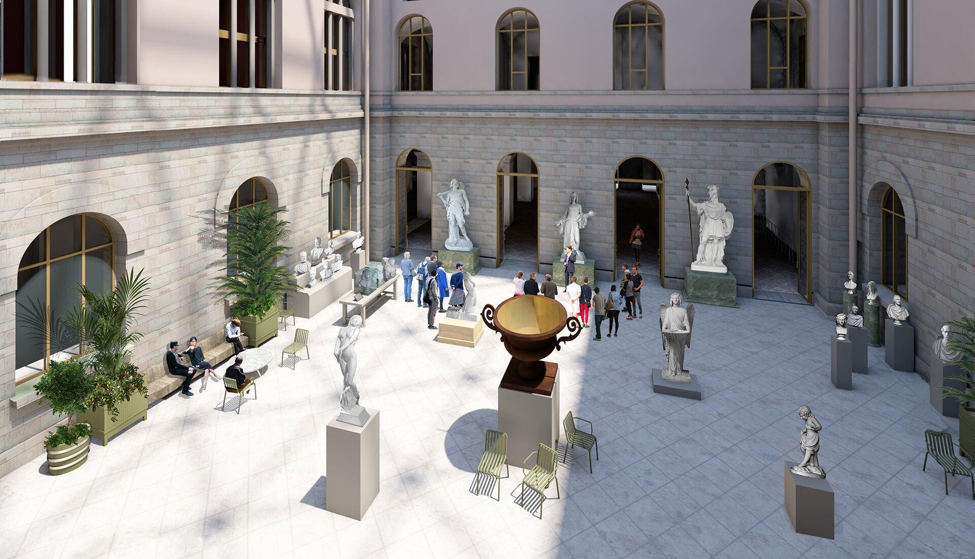 조각 안뜰 (Skulpturenhöfen)