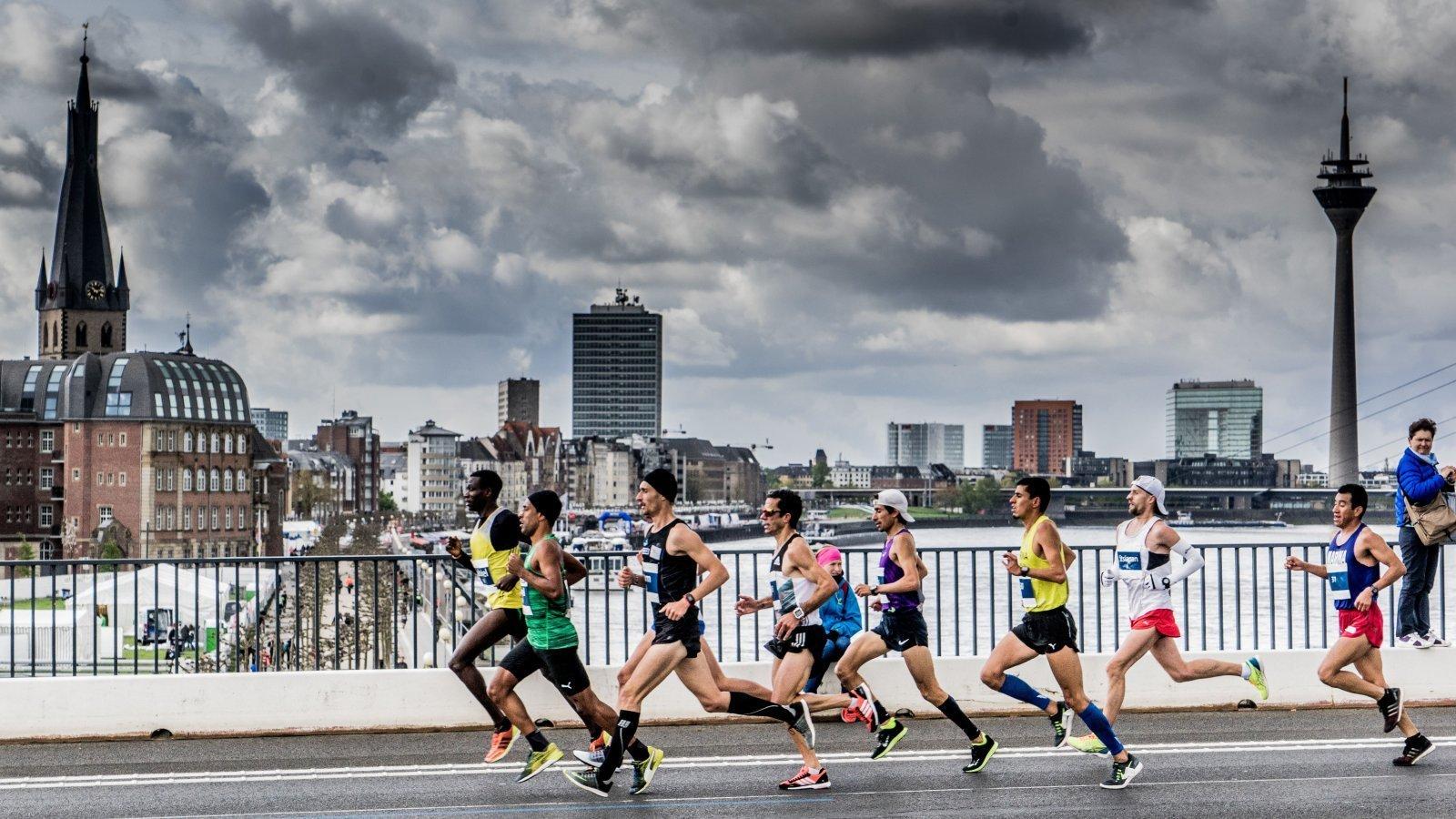 뒤셀도르프 마라톤 대회 모습