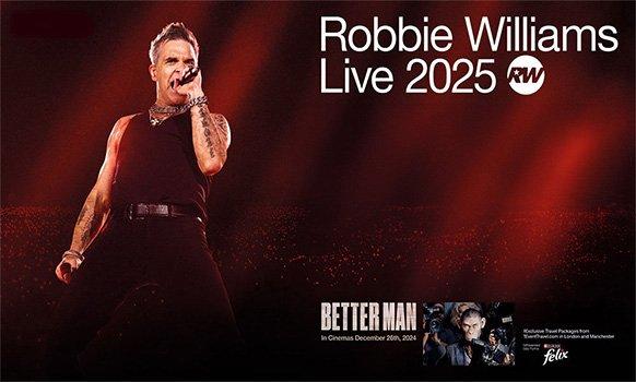 로비 윌리엄스 콘서트 발표 이미지