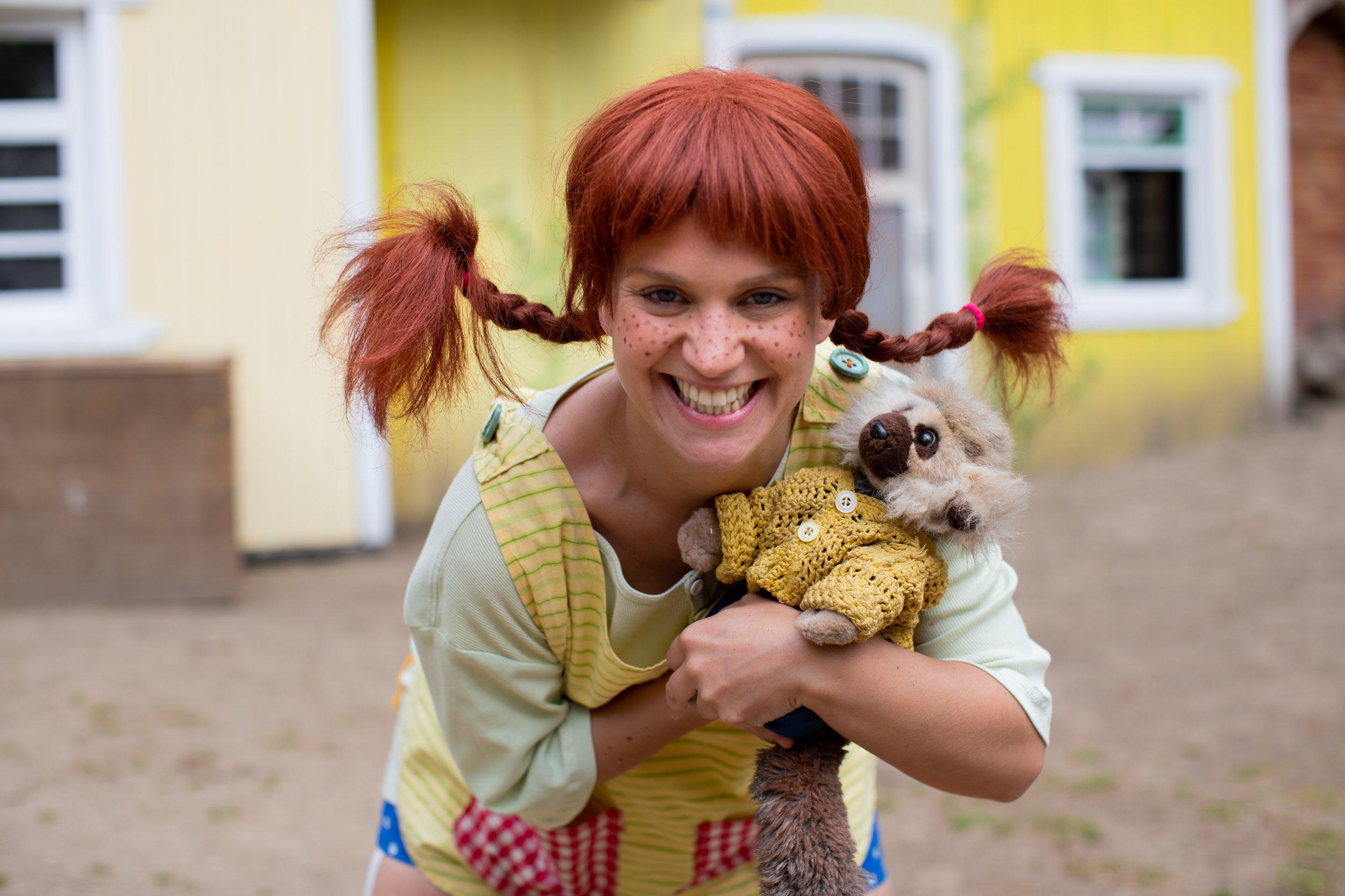 뤼베크 야외극장에서 상연되는 어린이 연극의 한 장면