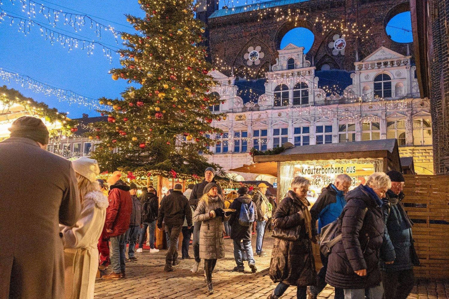 유럽 한자 박물관 크리스마스 마켓 풍경