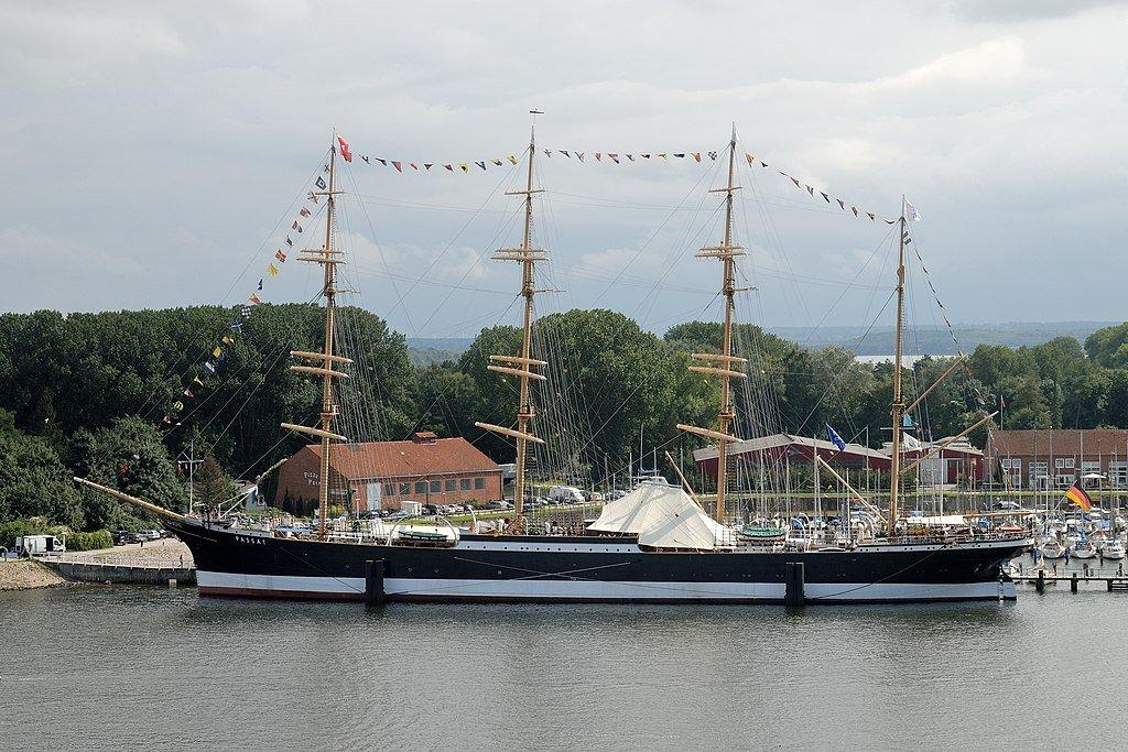 트라베강 건너편 트라베뮌데 산책로