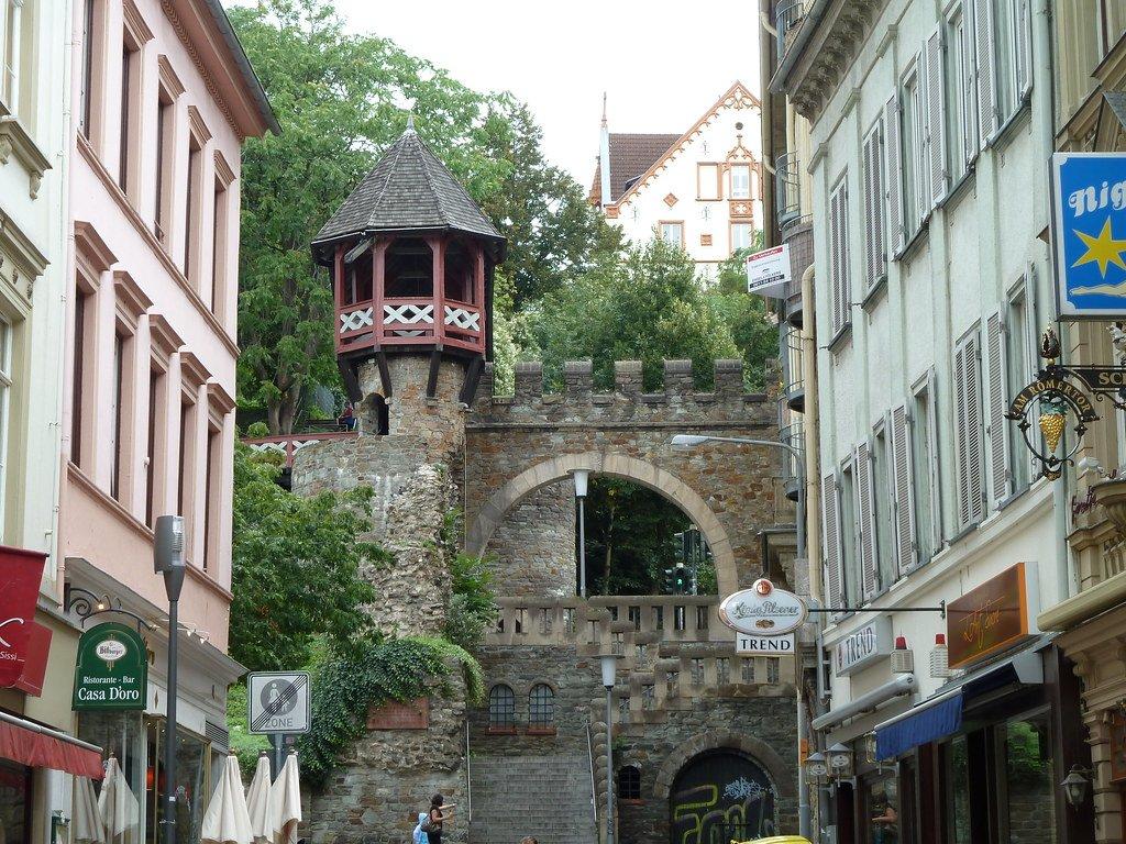 성문 유적 정면