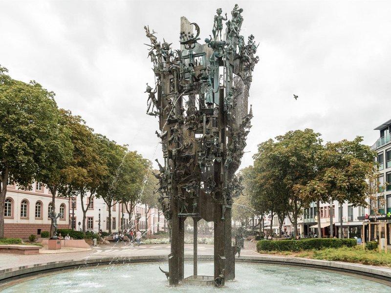 분수 정면 전체샷