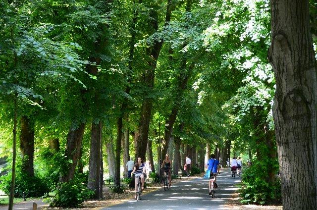 아제 호수(Aasee) 인근 프로메나데