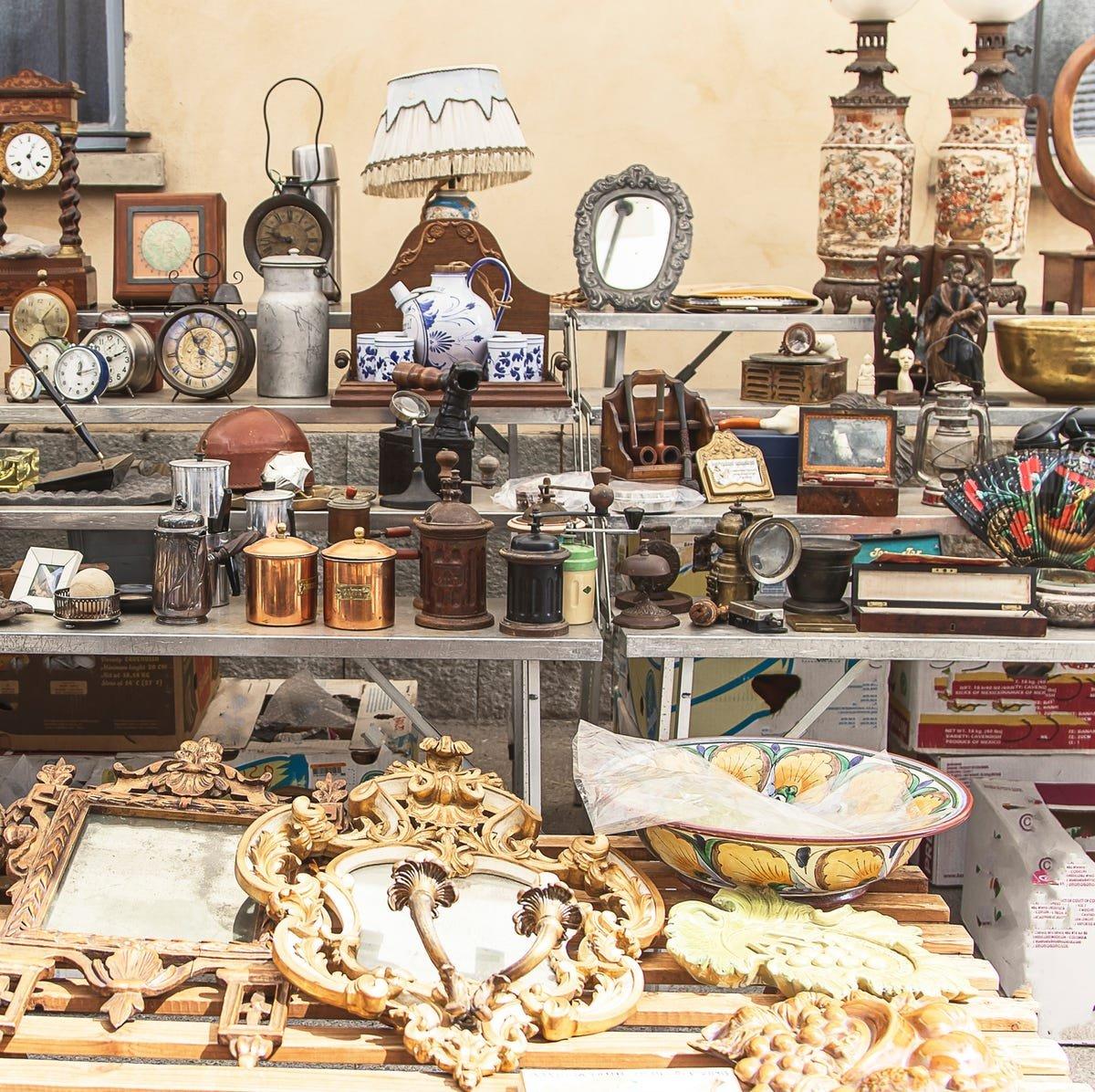 독특한 물건 또는 앤티크 소품 클로즈업