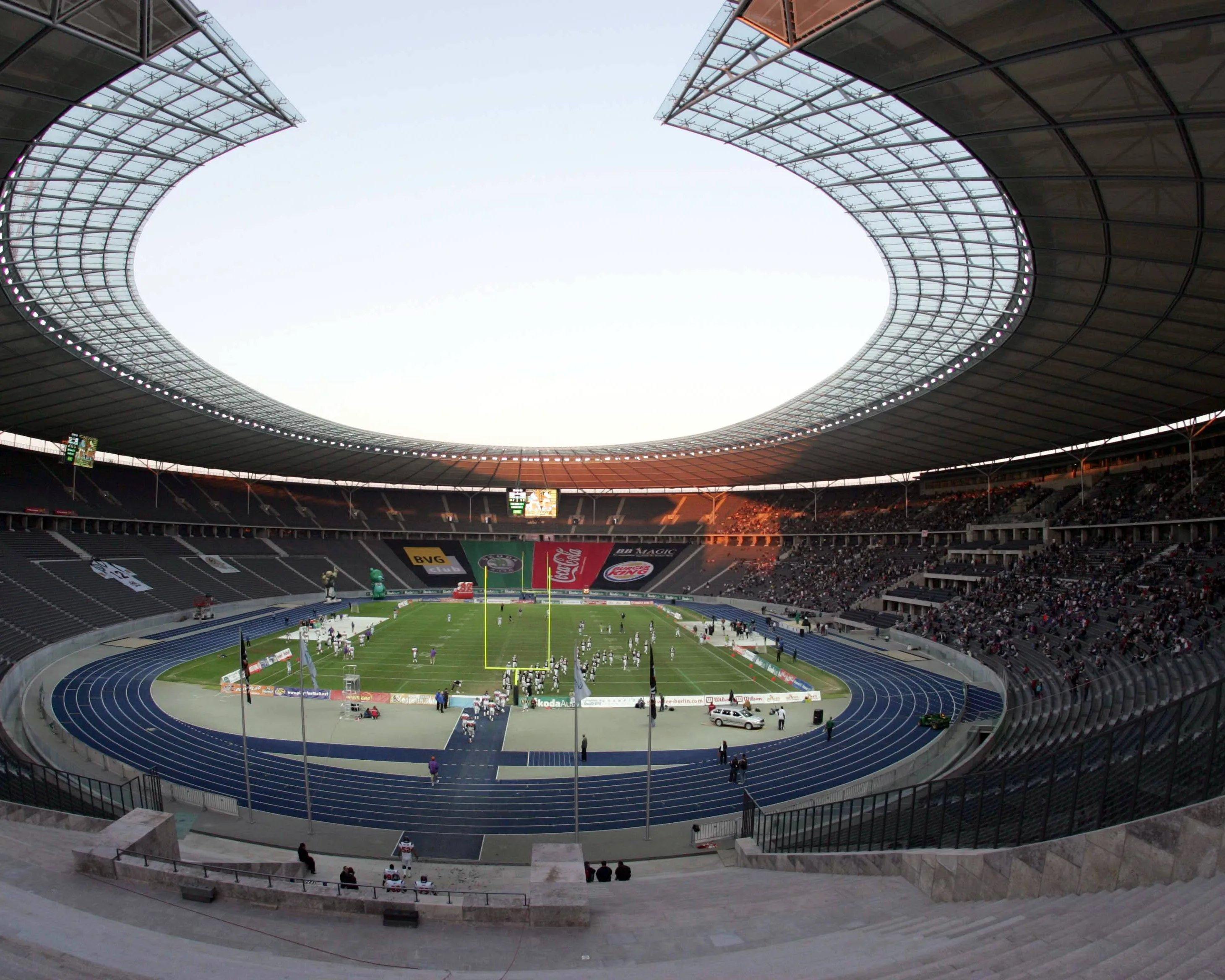 올림피아슈타디온 베를린에서 열릴 NFL 경기 상상도