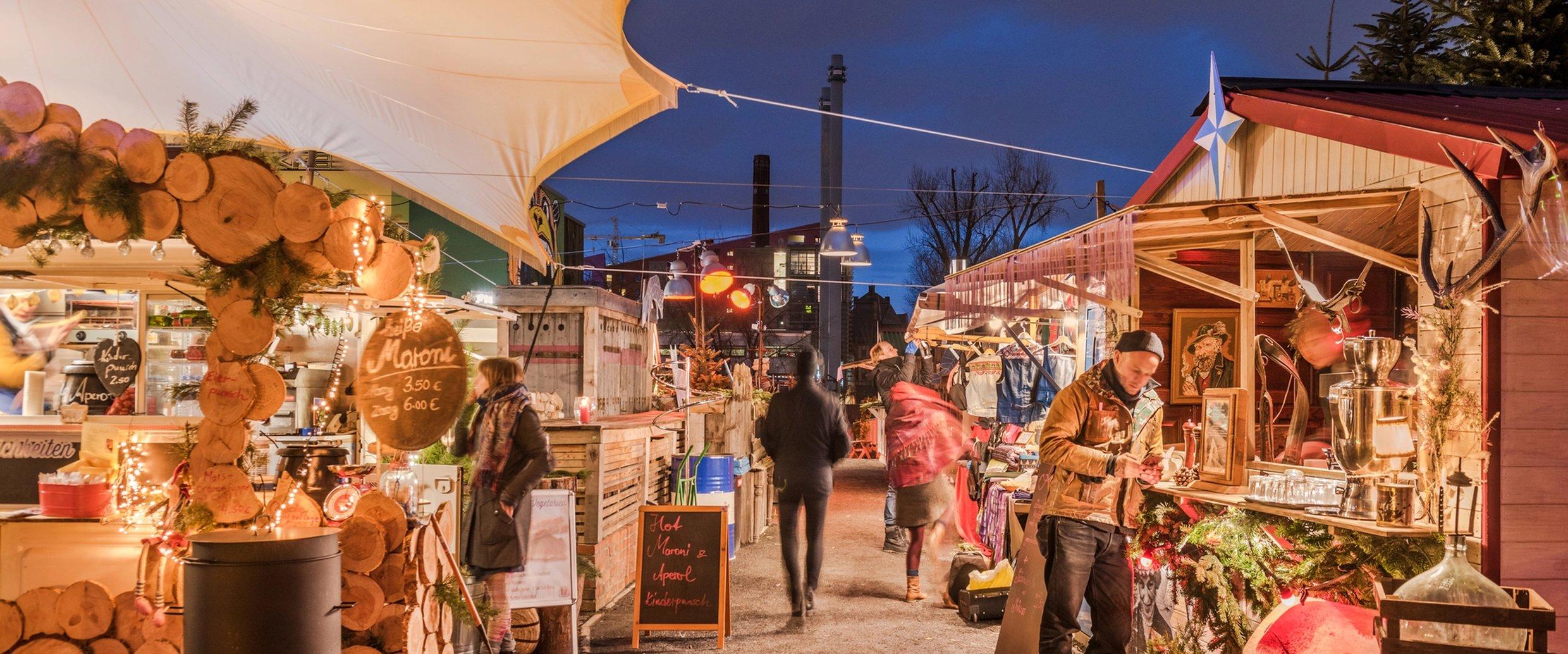 홀츠마르크트 25 크리스마스 마켓 풍경