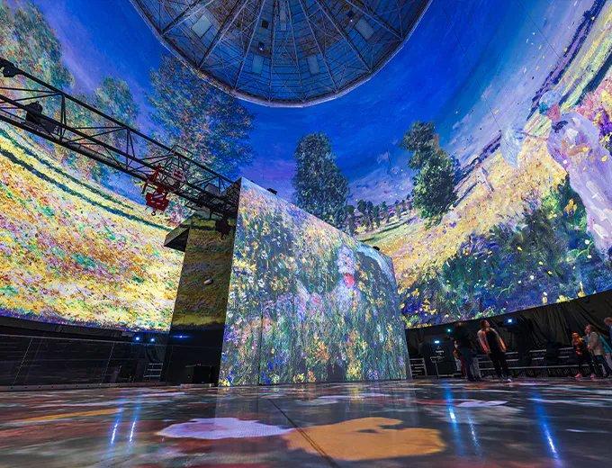 비조드롬(Visiodrom) 내부 360도 쇼