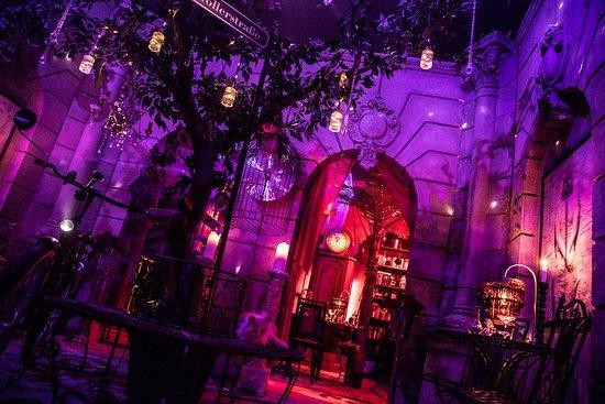 안개 효과와 조명이 어우러진 순간