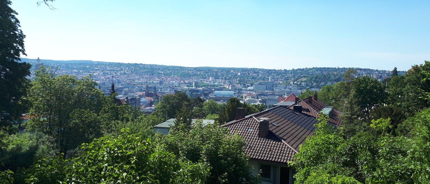 공원 내 전망 지점 (슈투트가르트 시내 방향)