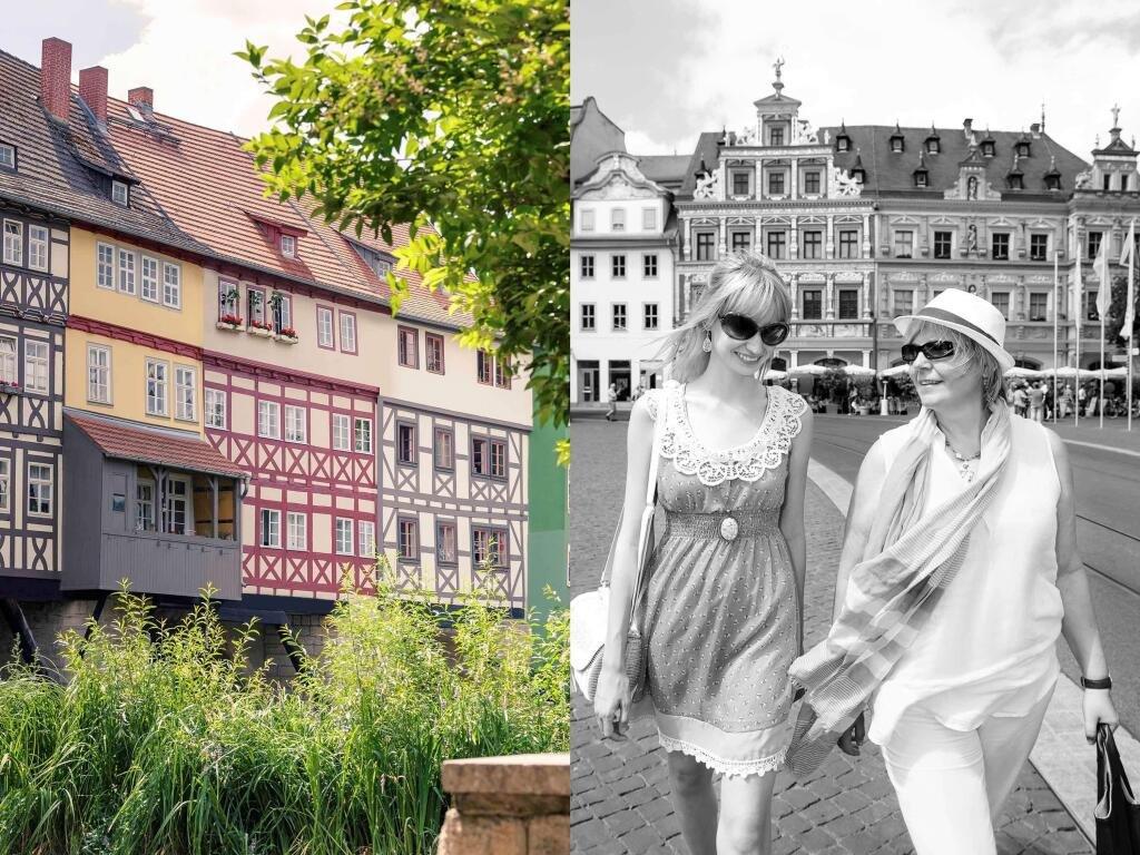 페터스베르크 요새를 배경으로 한 기념물