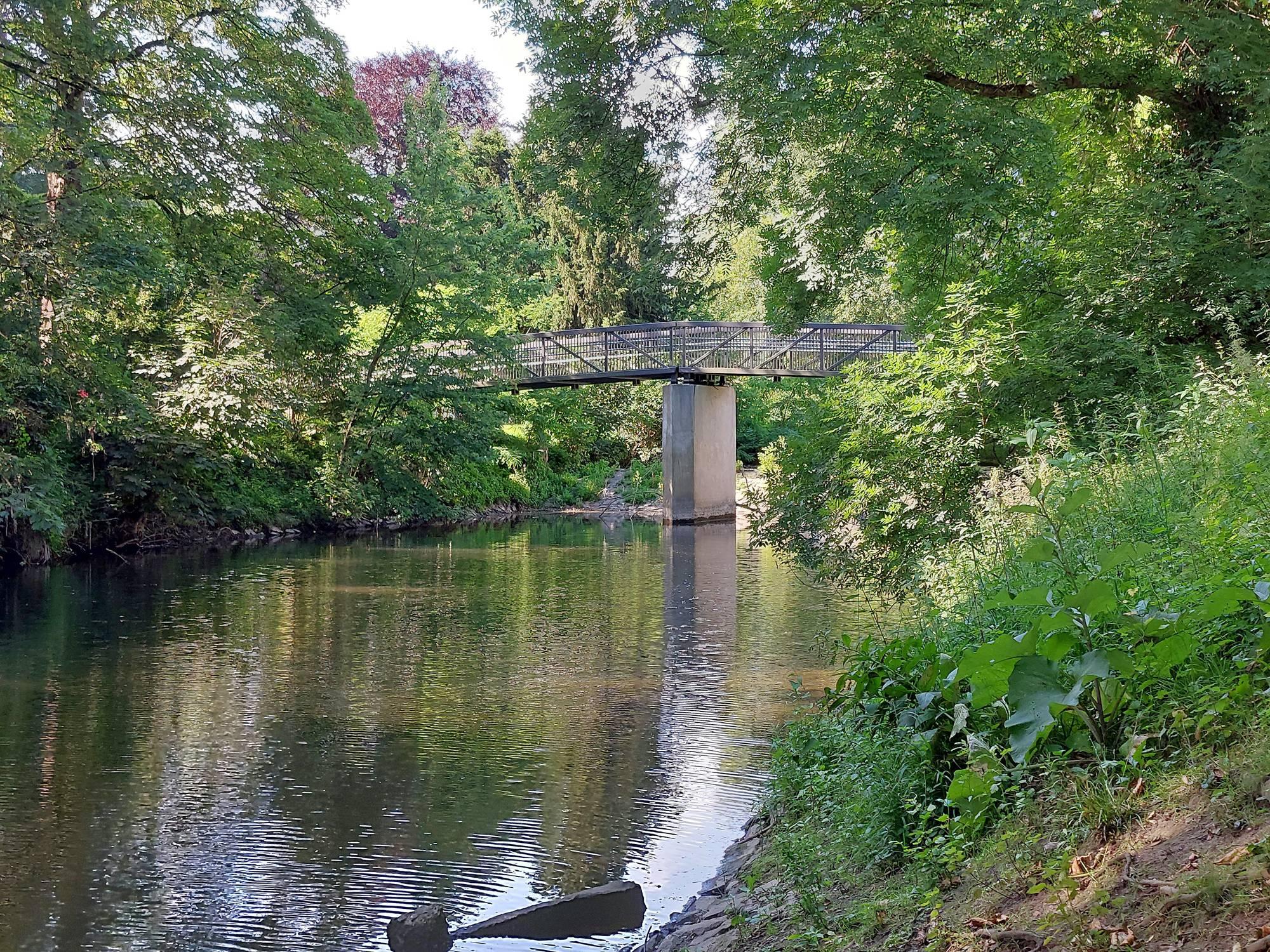 베르덴 다리(Werdener Brücke)와 루르 강 전망 포인트