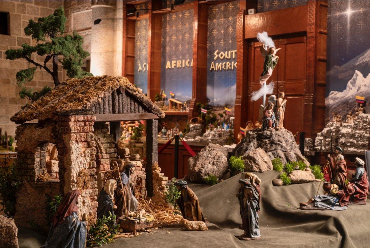 시장 교회의 크리스마스 구유 전시 모습