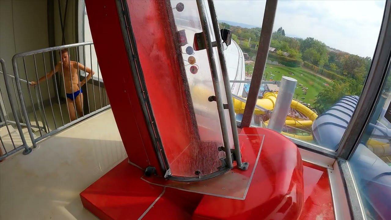 아쿠아 로켓 슬라이드 출발 지점