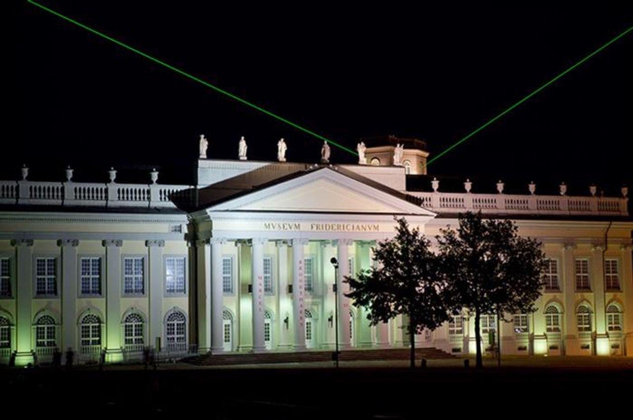 카셀 박물관의 밤 행사 모습