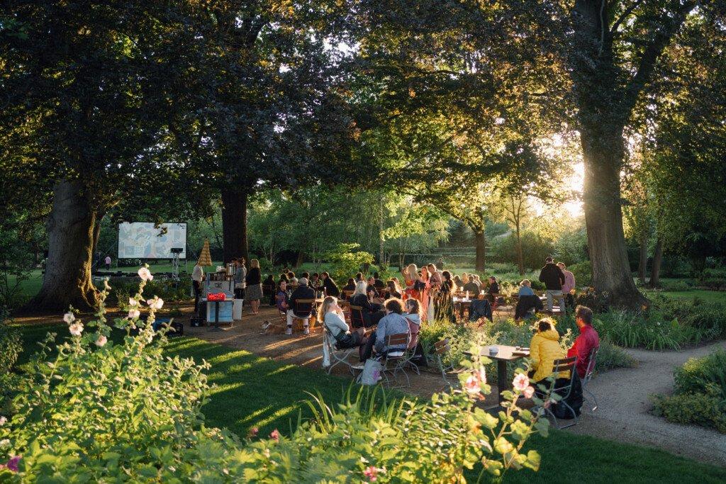 빌라 정원과 망루