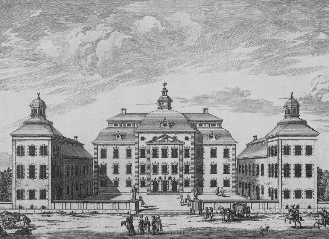 성 동쪽 및 남서쪽 전경