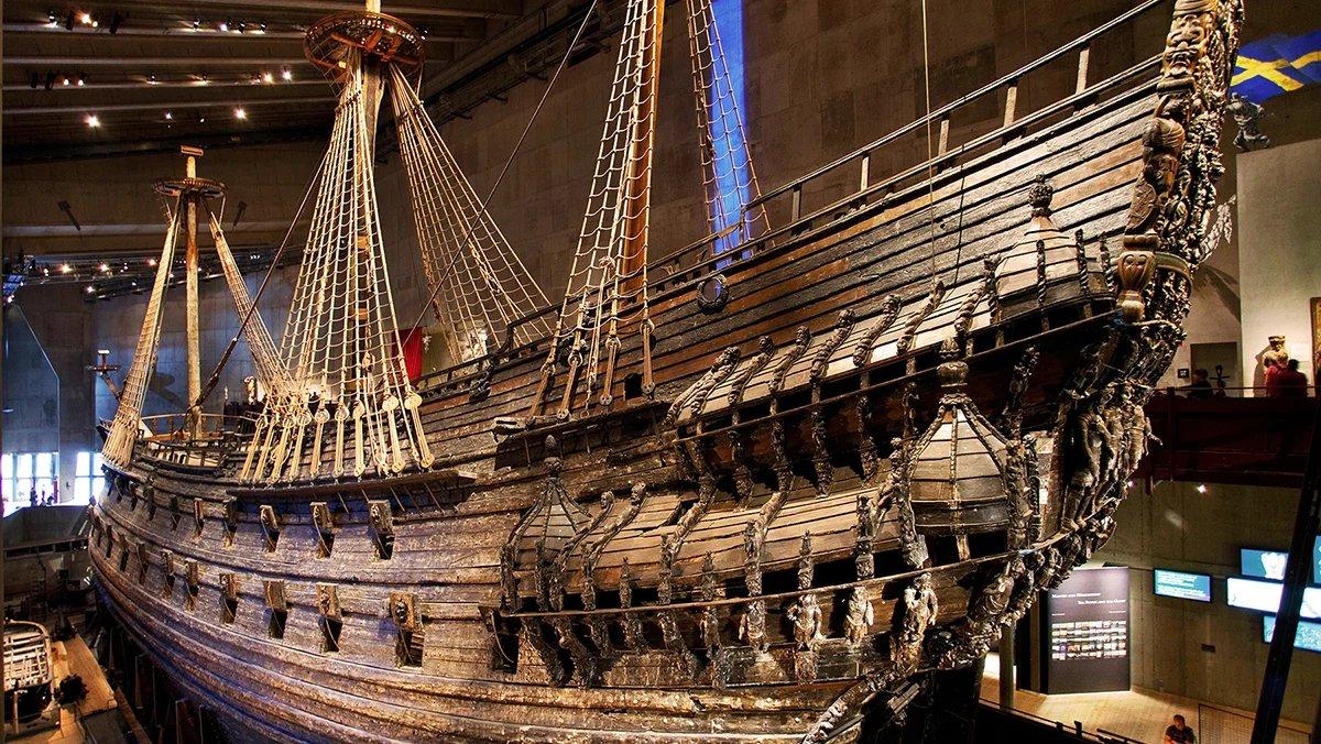 바이킹 복제품 전시 구역