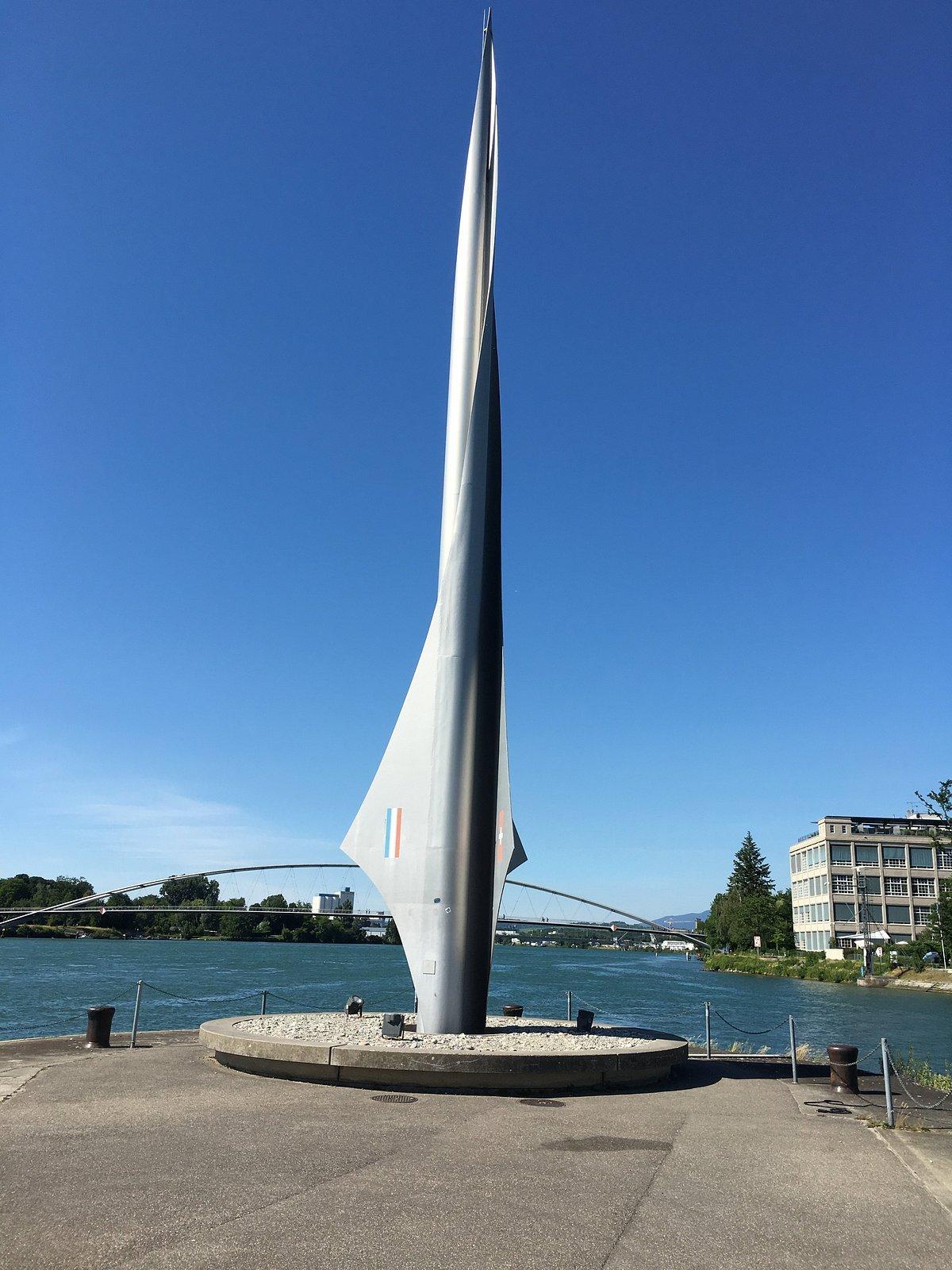 라인강을 배경으로 한 프랑스/독일 조망점