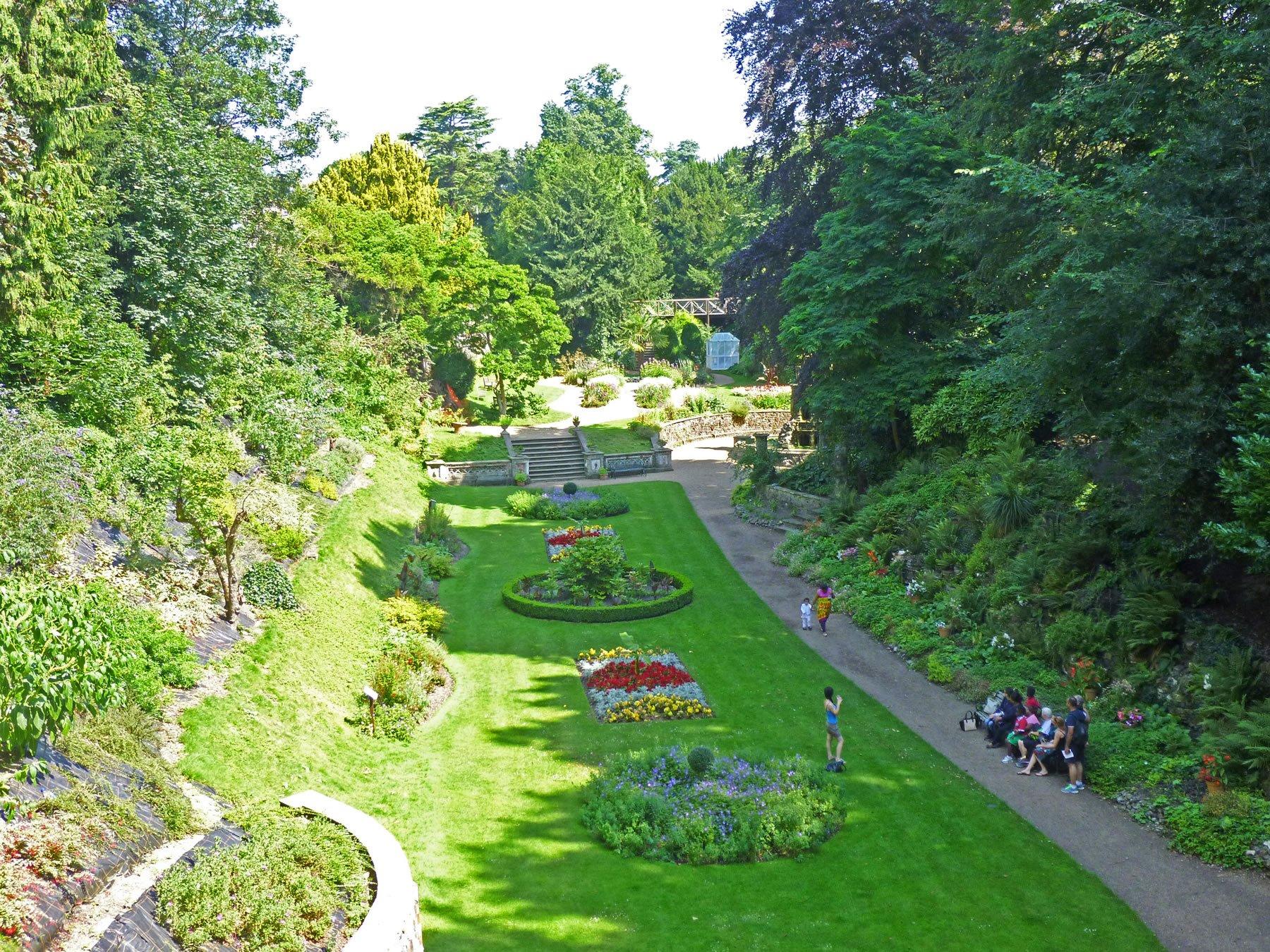 이탈리아풍 테라스 위