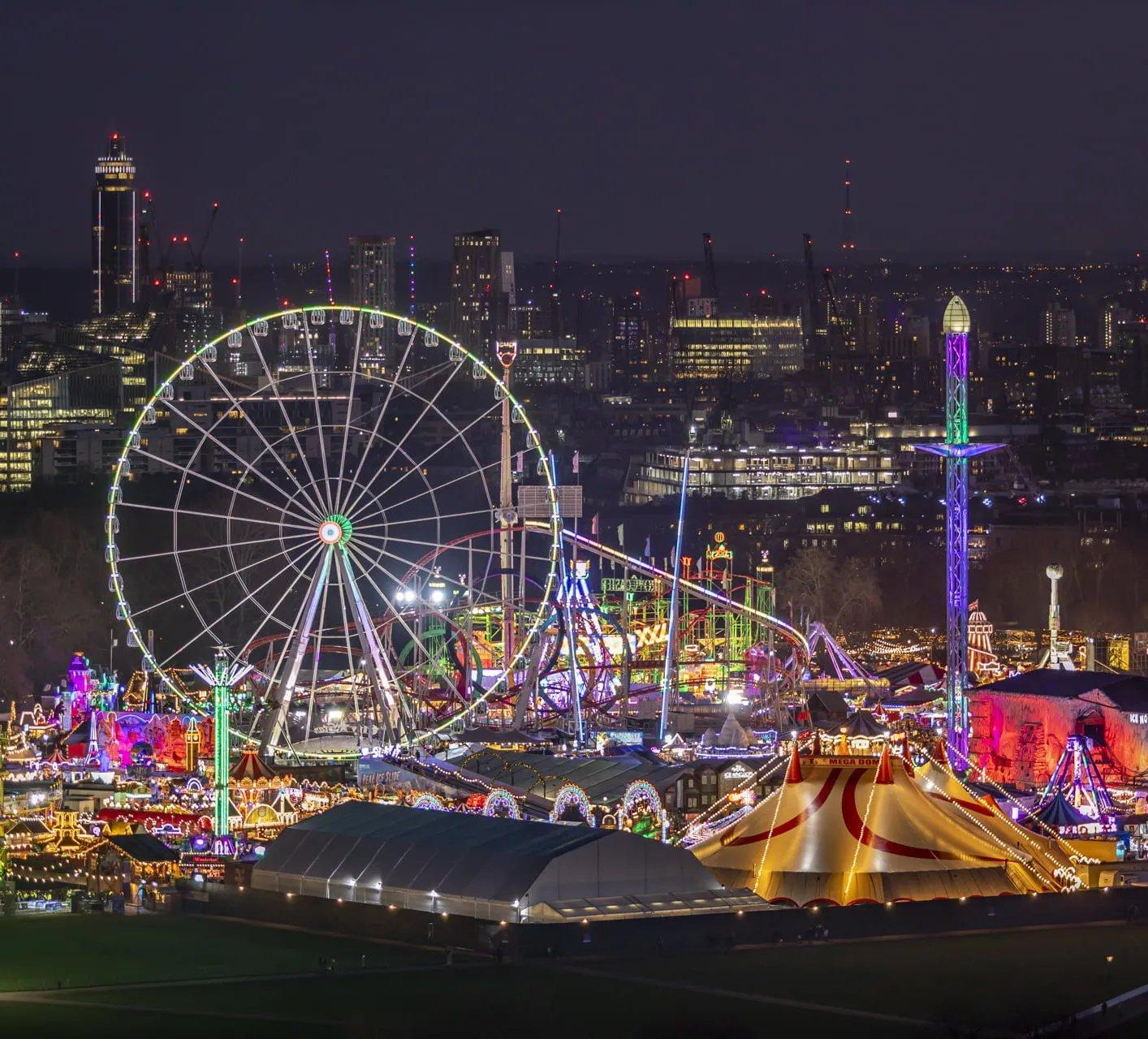 하이드 파크 윈터 원더랜드 전경