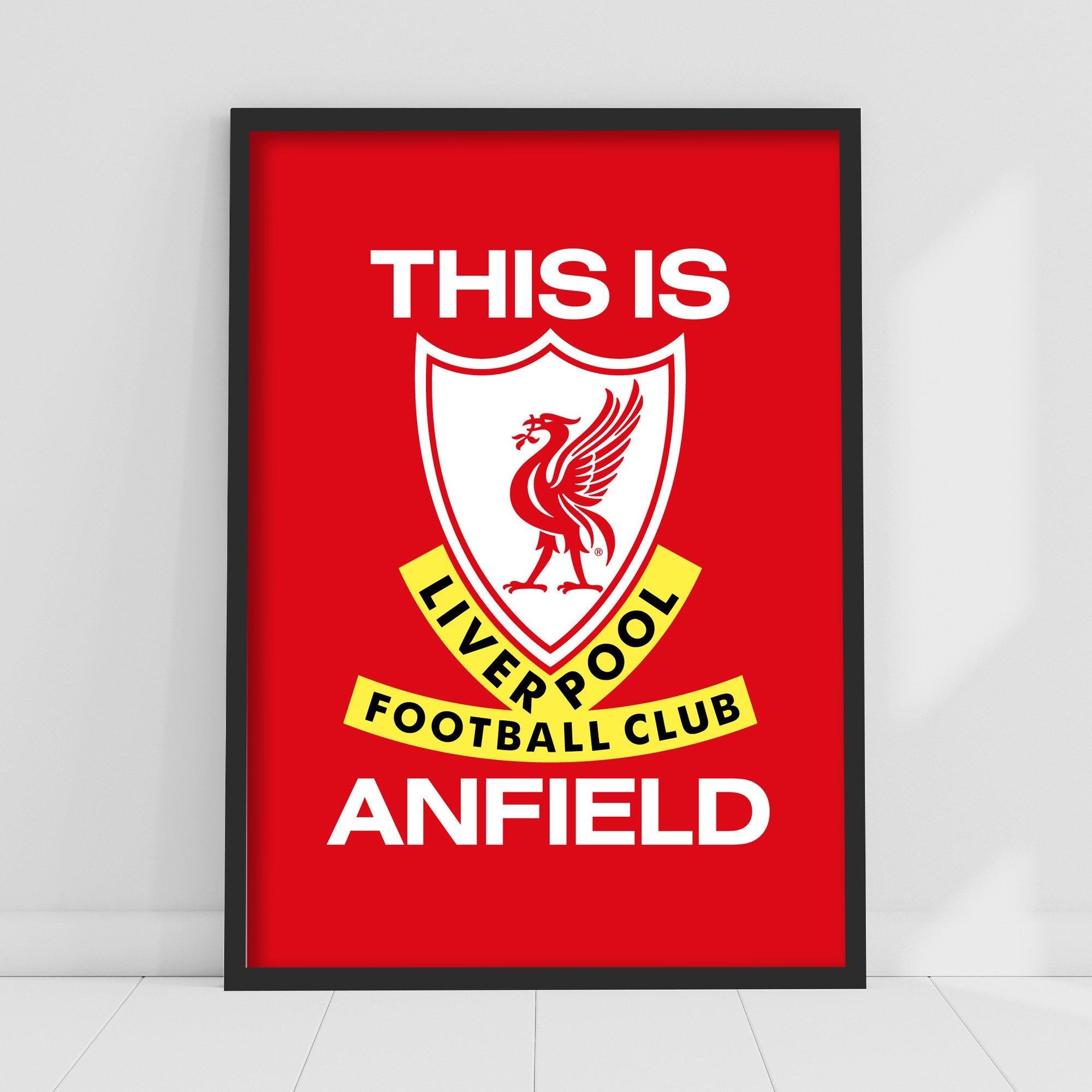 'This Is Anfield' 사인 앞