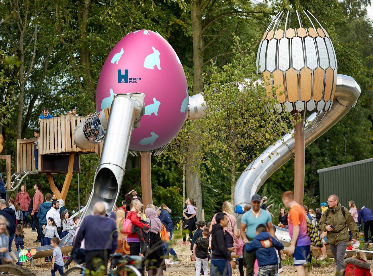 히턴 공원 봄 축제 풍경