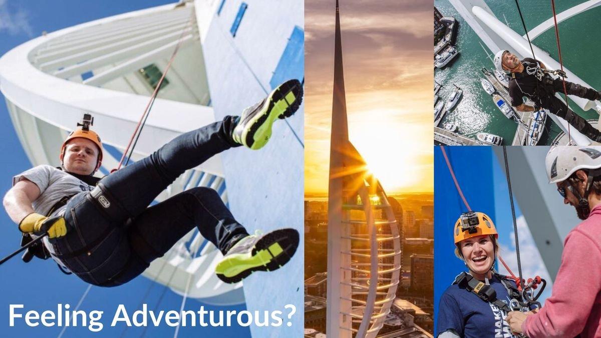 스피니커 타워 로프 하강 이벤트