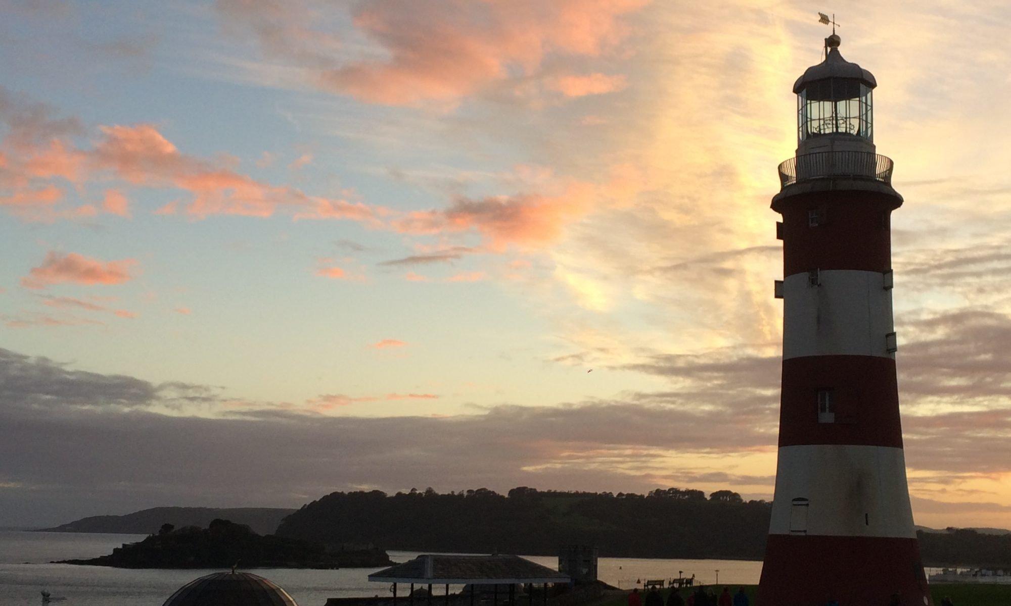 등대 최상층 외부 발코니