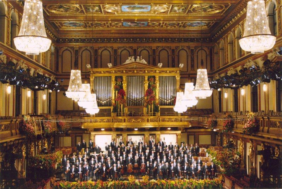 비엔나 봄 축제 포스터 또는 공연 장면