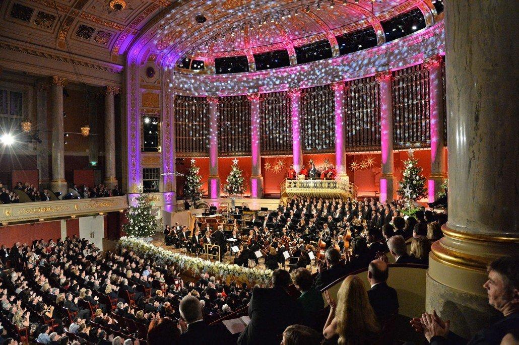 비엔나의 크리스마스 공연 장면