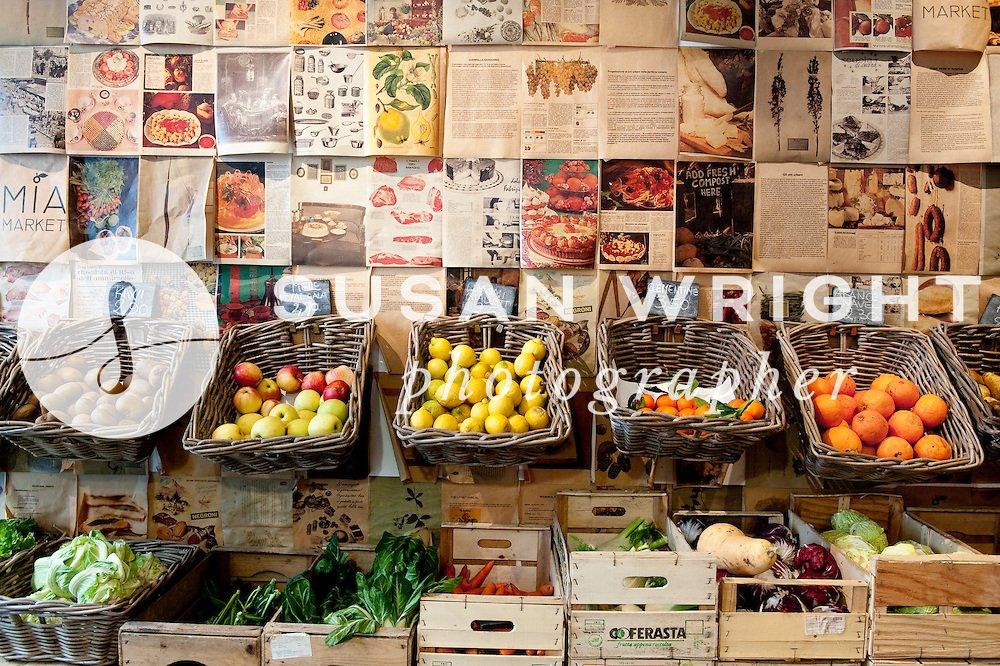 신선 농산물 판매 구역