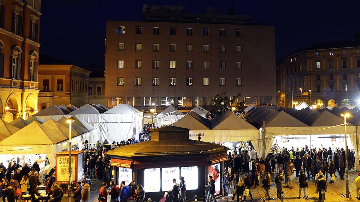 볼로냐 초콜릿 축제 현장