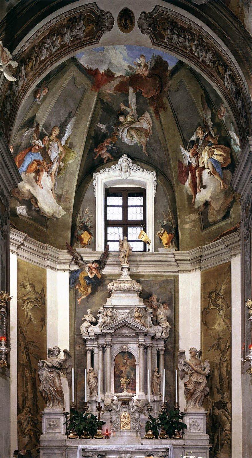 티에폴로의 프레스코화 (산티시모 예배당 등)