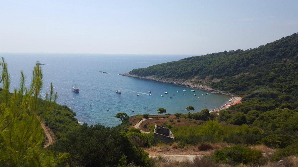 해변 진입로 언덕